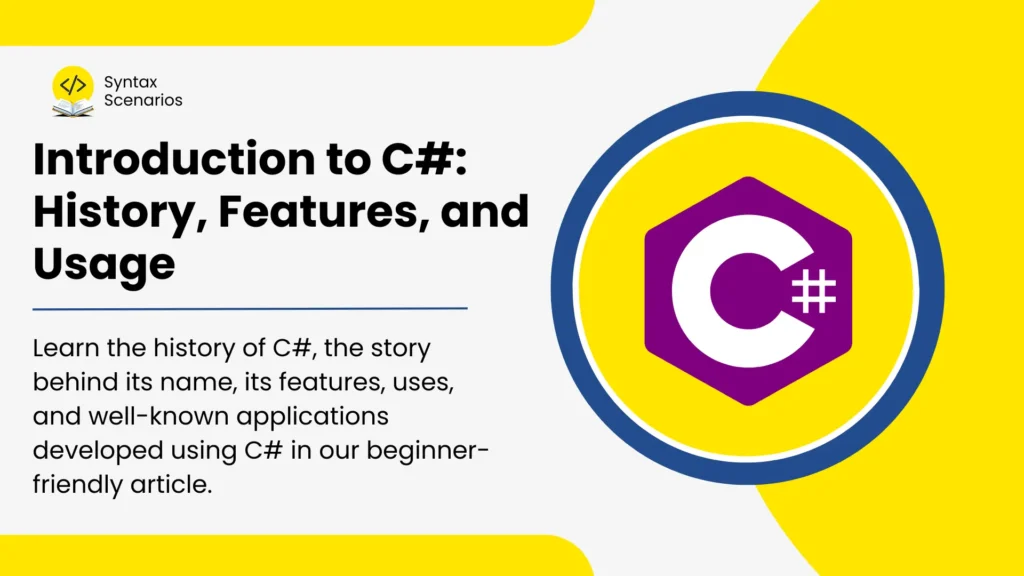 Introduction to C#