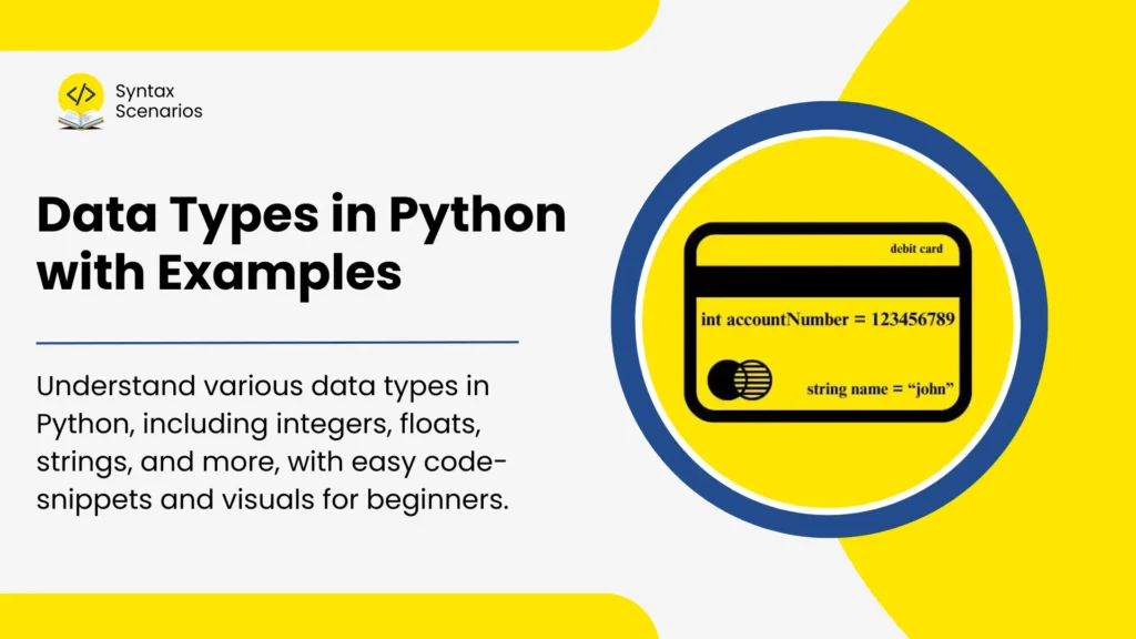 data types in python