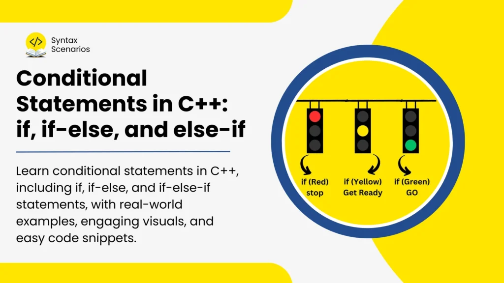 conditional statements in c++