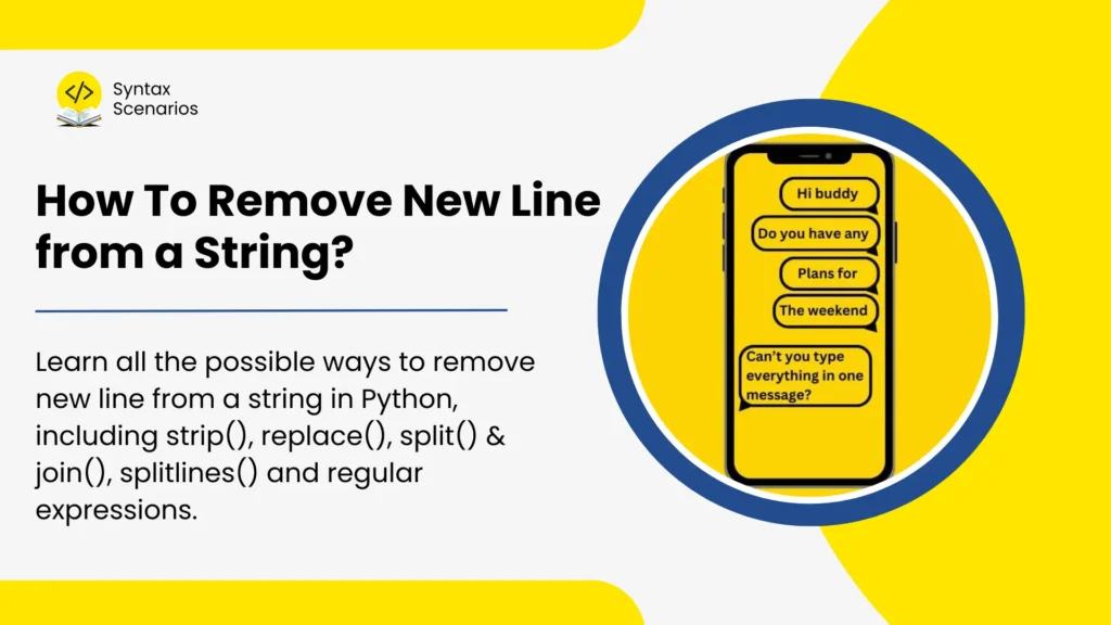 remove newline from a string in python