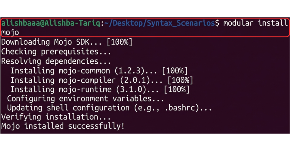 Mojo SDK Installation