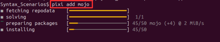 Install Mojo