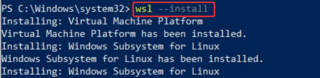 Enable WSL2