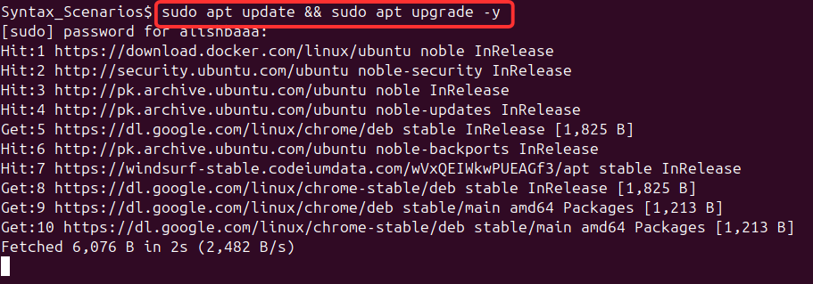 Linux System Update
