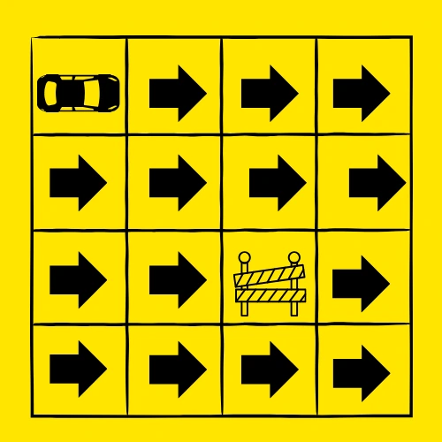 Autonomous Vehicle Grid Simulation