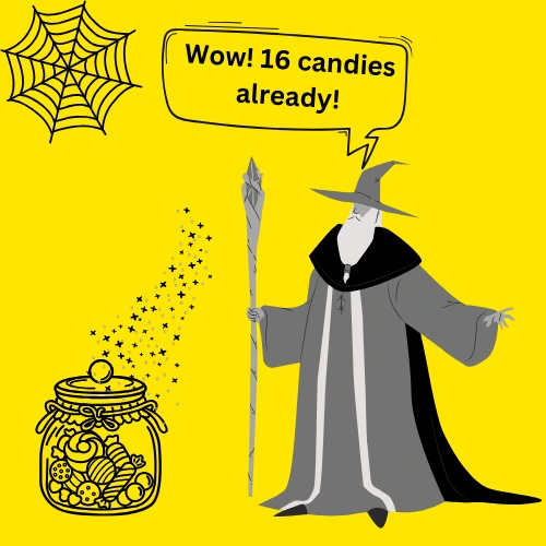 Wizard's Magical Candy Jar