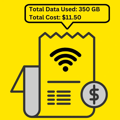 Cloud data bill