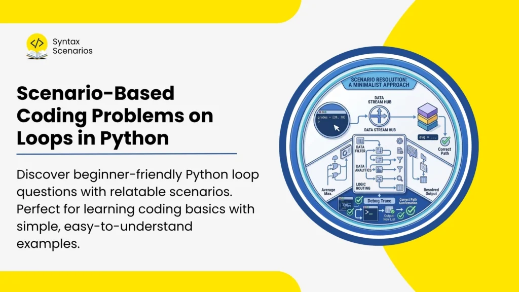 Scenario-Based Coding Problems on Loops in Python