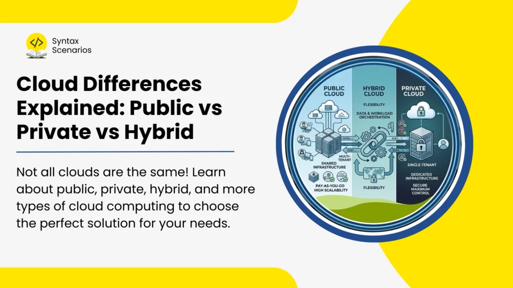 Cloud Differences Explained: Public vs Private vs Hybrid