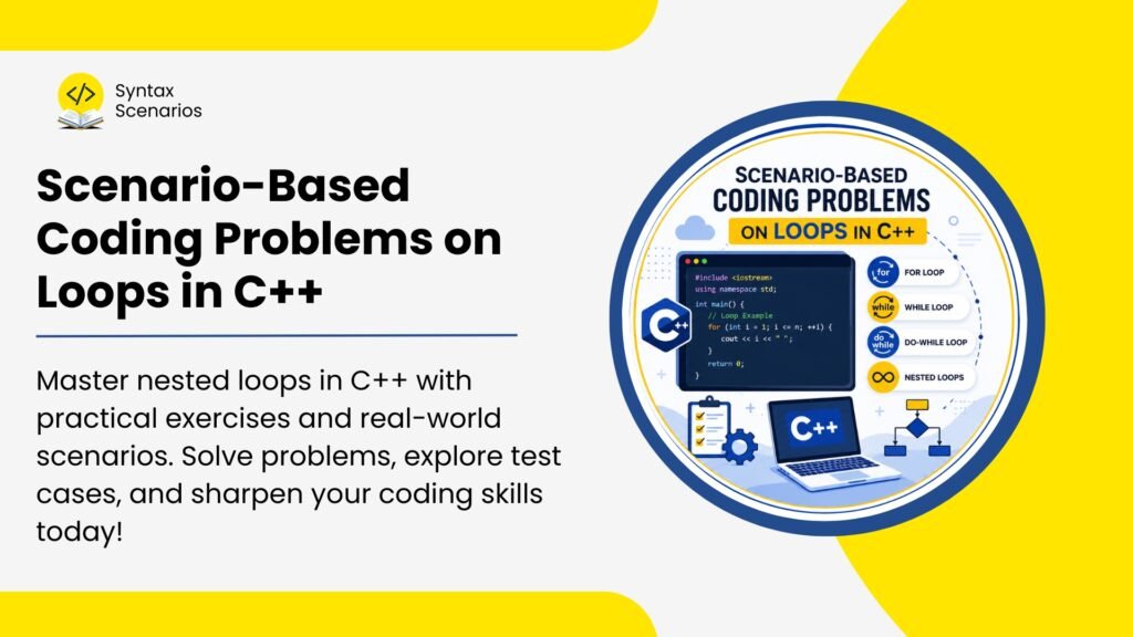 Scenario-Based Coding Problems on Loops in C++