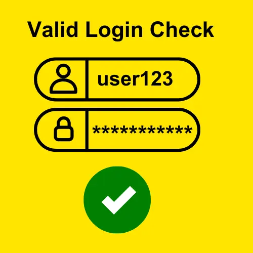 Valid Login Problem for if-else in Python