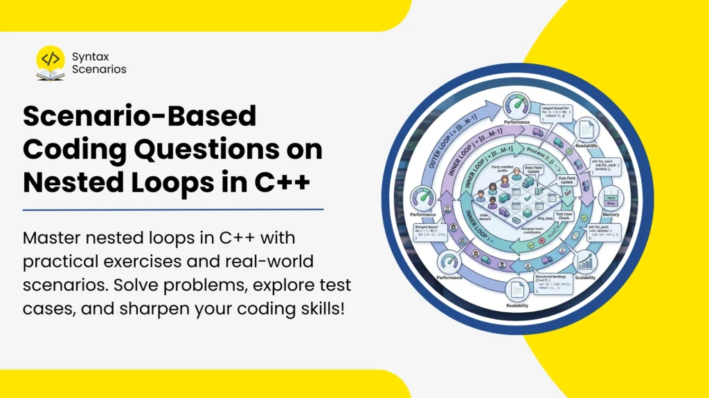 Scenario-Based Coding Questions on Nested Loops in C++