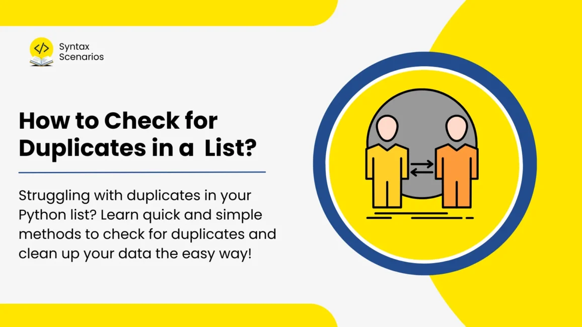 check duplicates in a list python