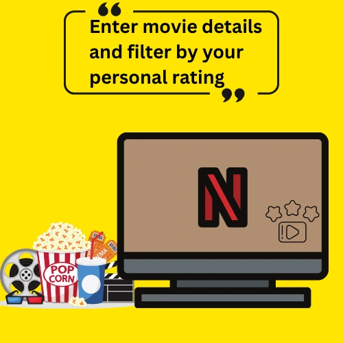 Illustration representing movie ratings.
