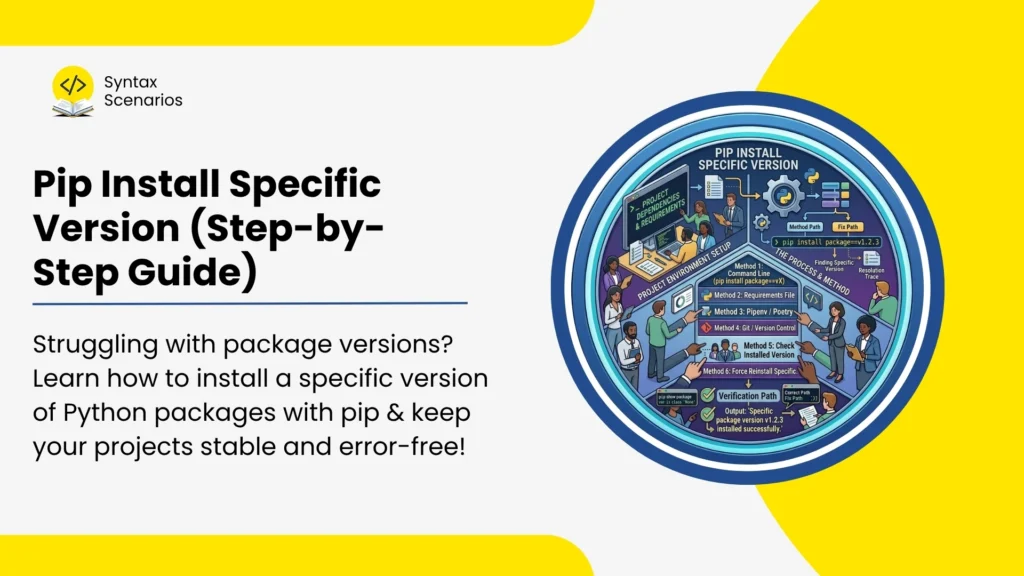 Pip Install Specific Version (Step-by-Step Guide)