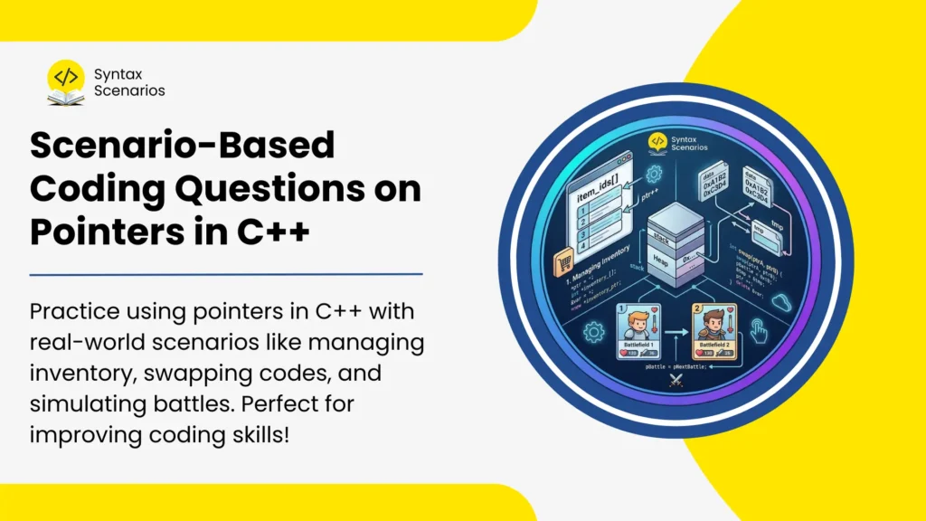 Scenario-Based Coding Questions on Pointers in C++
