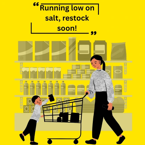 A woman and child shopping.